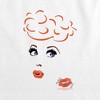 Women's I Love Lucy Eyelashes Sleeveless Crop Top Tank - 2 of 4