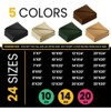 PROTARP Heavy Duty 14 OZ Water Resistant Canvas Tarp, UV Resistant ...