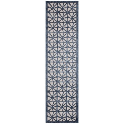 Liora Manne Carmel  Indoor/Outdoor Rug  Navy..