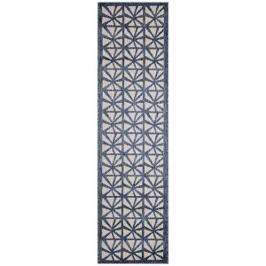 Liora Manne Carmel  Indoor/Outdoor Rug  Navy.. - 1 of 4