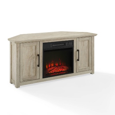Camden Corner TV Stand for TVs up to 50" with Fireplace - Crosley