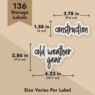 136 Preprinted Garage Storage Labels for Plastic Australia | Ubuy