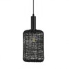 PAKOKULA Farmhouse 7 in. 1-Light Matte Black Pendant Light With Metal woven Cage shade - 4 of 4
