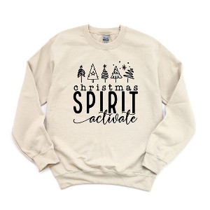 Simply Sage Market Women's Graphic Sweatshirt Christmas Spirit Activate - 1 of 2