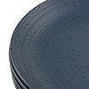 Gibson Bee and Willow Home Milbrook 6 Piece 10 Inch Dinner Plate Set in Speckled Blue - 3 of 4