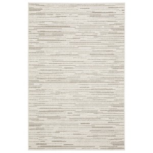 Captiv8e Designs Tiana Industrial Distressed Lines Ivory/Brown Rug - 1 of 4