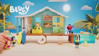 Bluey's Ultimate Beach Cabin Playset Toy New With Box