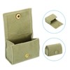 Unique Bargains Velvet Cloth Buckle Closure Portable Jewelry Holder for Rings Earrings - 4 of 4