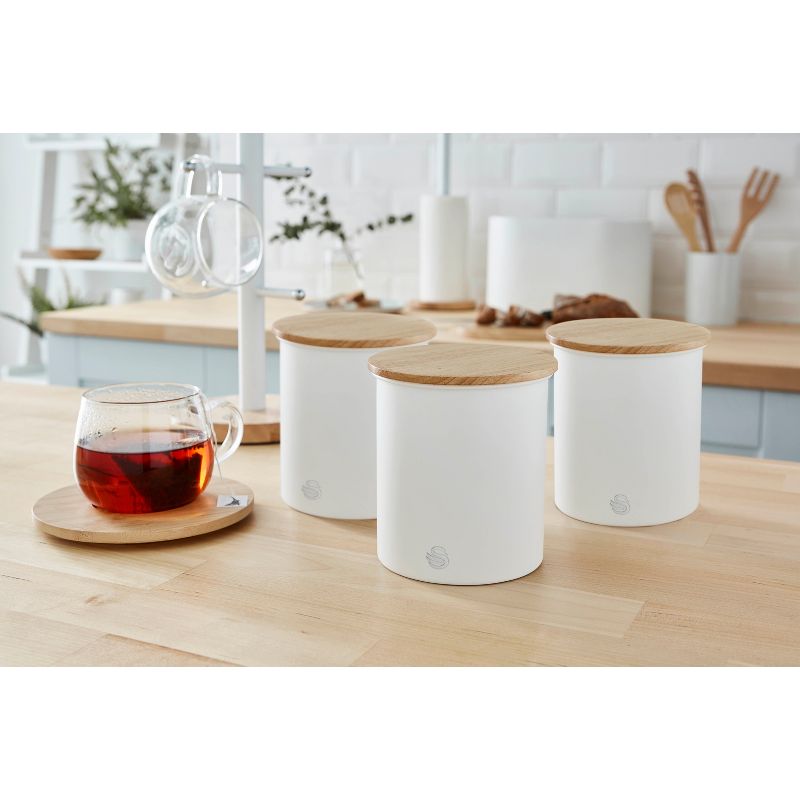 Swan Nordic Set of 3 Cannisters, 3 of 7