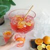Viski Admiral Punch Bowl Set with 8 Tumblers, Cut Crystal Cocktail Party Serveware, Dishwasher Safe, 2.5 Gallons, 9 Oz Glasses, Set of 9, Clear Finish - 4 of 4