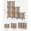 SONGMICS DIY Cube Storage Organizer Shelf Cabinet Bookshelf Bookcase - 3 of 4