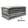 UBMOVE Pack of 6 Textile Moving Blankets 54" x 72" Excellent Professional Quality Pads - 4 of 4