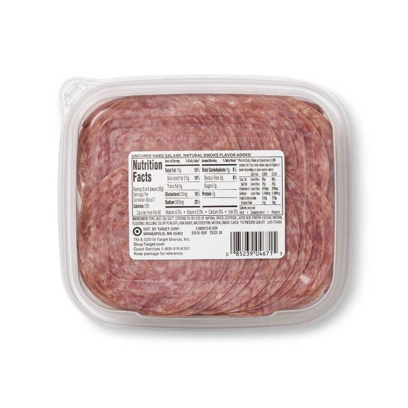 Uncured Hard Salami Ultra-Thin Deli Slices - 7oz - Good &#38; Gather&#8482;, 4 of 7