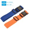 Unique Bargains Travel Luggage Adjustable Buckle Outdoor Bag Suitcase Belts 2in1 Set - 2 of 4