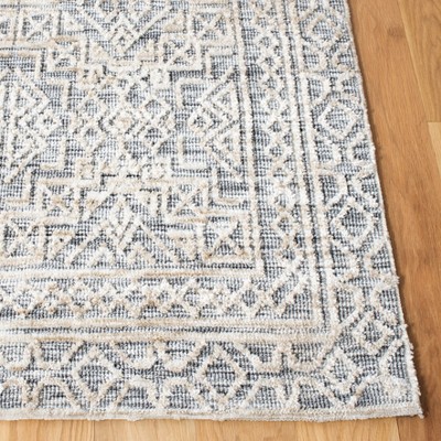 Gray Hand-Tufted Wool Rectangular Area Rug 4' x 6'