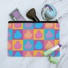 Peeps In Squares In Four Colors Makeup Cosmetic Bag Organizer Pouch - 2 of 4