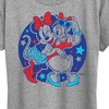 Women's - Disney - Minnie Daisy Americana Short Sleeve Graphic T-Shirt - 2 of 4
