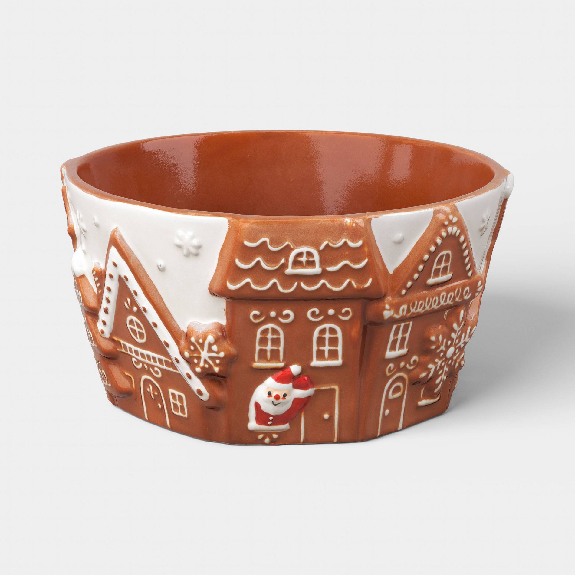 Christmas Gingerbread House Stoneware Candy Bowl - Wondershop™