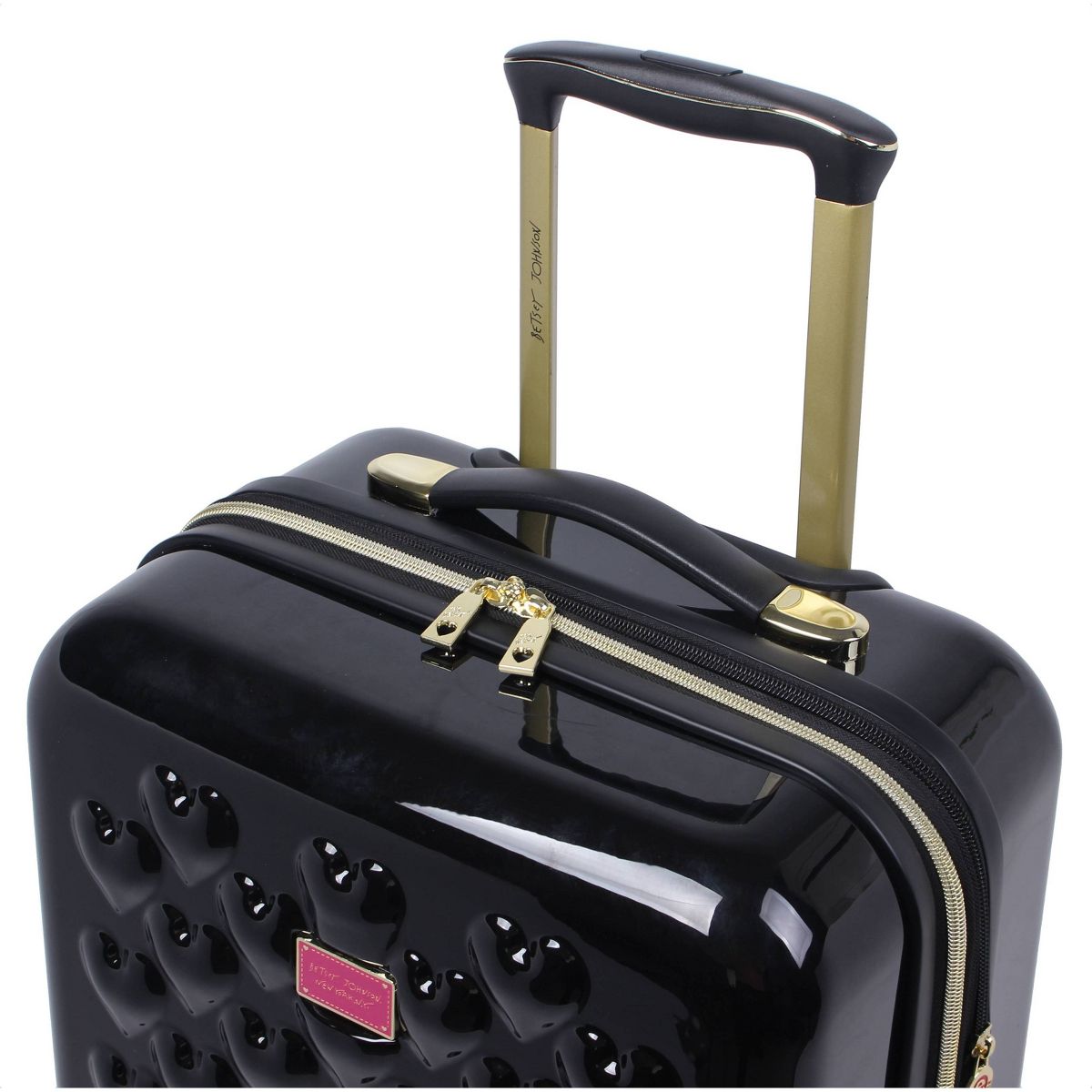 Betsey Johnson Expandable Hardside Carry On Spinner Suitcase - thumbnail 10