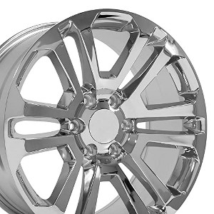 OE Wheels LLC CV99-20090-6550-31C Chrome Wheel Painted (20 x 9. inches /6 x 139 mm, 31 mm Offset) - 1 of 4