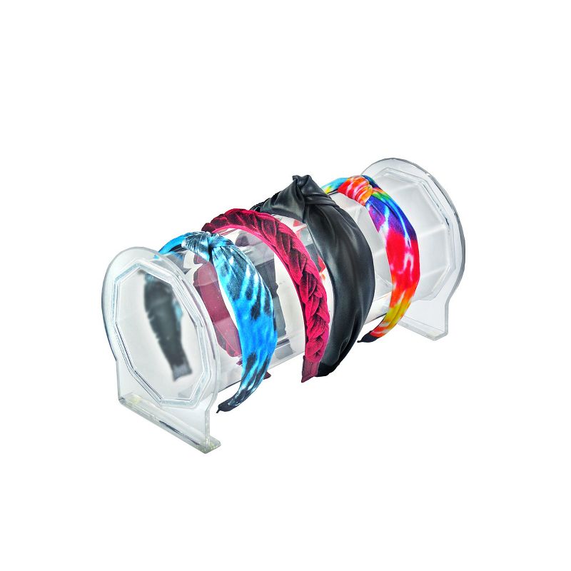 Azar Displays Small Acrylic Headband Holder, Size: 11.875" W x 6.5" H, 2 of 6