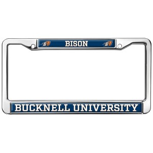 Bucknell University Bison Logo Full Size Standard License Plate Metal Frame - 1 of 4