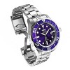 Invicta 3045 Men's Grand Diver Automatic Blue Dial Stainless Steel Watch - 2 of 4
