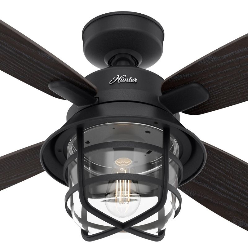 52" Port Royale Damp Rated Ceiling Fan with Remote (Includes LED Light Bulb) - Hunter Fan, 6 of 14