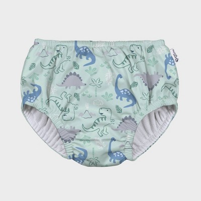 Image of green sprouts Baby Eco Pull-Up Reusable Swim Diaper - Green 6M
