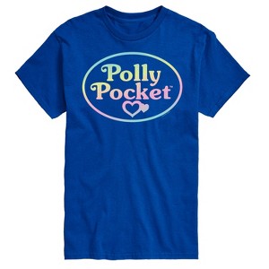 Men's - Polly Pocket - Polly Pocket Ombre Logo Short Sleeve Graphic T-Shirt - 1 of 4