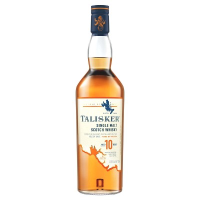 Talisker 10yr Single Malt Scotch Whisky - 750ml Bottle