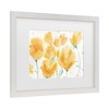 Trademark Fine Art Sheila Golden Yellow Poppy Dream 5 Matted Framed Art - 3 of 4
