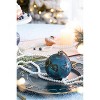 Dexmalle Set of 6 Blue Glass Decorative Hanging Ball Christmas Tree Ornaments - 2 of 4
