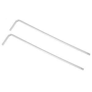Unique Bargains SAE Ball End Tip L-Shaped Long Arm Hex Key Wrenches 2 Pcs - 1 of 4