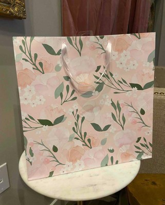 Pink Floral X-large Wedding Gift Bag - Spritz™ : Target