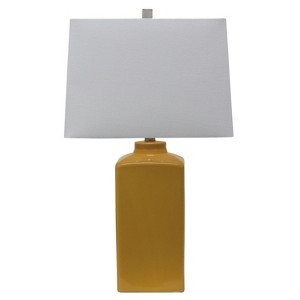 Kennedy Ceramic Table Lamp Mustard (Lamp Only) - Decor Therapy, Yellow