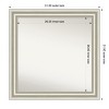 Amanti Art Sophia Non-Beveled Framed Bathroom Vanity Wall Mirror - 3 of 4