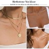 14K Gold Plated Emerald Birthstone Necklace - Blue Green CZ Pendant for Women - 4 of 4
