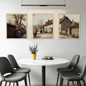 Rustic Scenery Theme Decorative Canvas Wall Painting,3 - Pieces (Set of 3) - 1 of 4