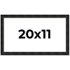 PosterPalooza | 20x11 Thin Barnwood Picture Frame, UV Acrylic, 2 Finishes - Grey and Black - 2 of 4