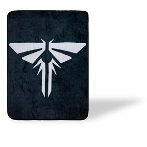 Just Funky The Last Of Us Fireflies Faction Emblem Fleece Throw Blanket | 60 x 45 Inches - 1 of 4