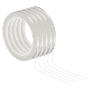 Unique Bargains Adhesive Versatile DIY Art Graphic Chart Thin Whiteboard Tape 5 Pcs - 1 of 4