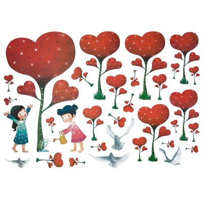 Slickblue Creative Definitive Love Large Wall Decals for Home Decor Waterproof Vinyl Stickers 19.5x27 inch