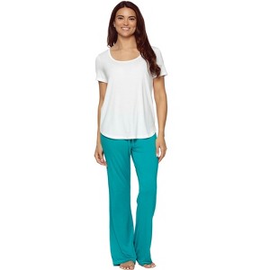 So Smooth Modal Tee & Lounge Pant Set | Felina | Lounge Set - 1 of 2
