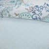 NicBex 8-Piece Cotton Floral Printed Bedding Comforter Sets, Bedding Set Reversible Quilt Set with Embroidery and Piping Details, Machine Washable - 2 of 4
