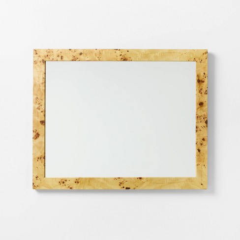 Brand offers New Threshold Designed With Studio McGee Burled Wood Wall Mirror