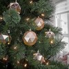 National Tree Company First Traditions Christmas Tree Ornaments, Geometric Metallic and Matte Rose Gold, Set of 6 - 2 of 4