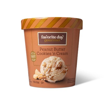 Peanut Butter Cookies and Cream Ice Cream - 16oz - Favorite Day™
