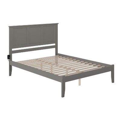Platform Bed - Solid Hardwood Frame & Open Footboard - Sturdy & Stylish Design