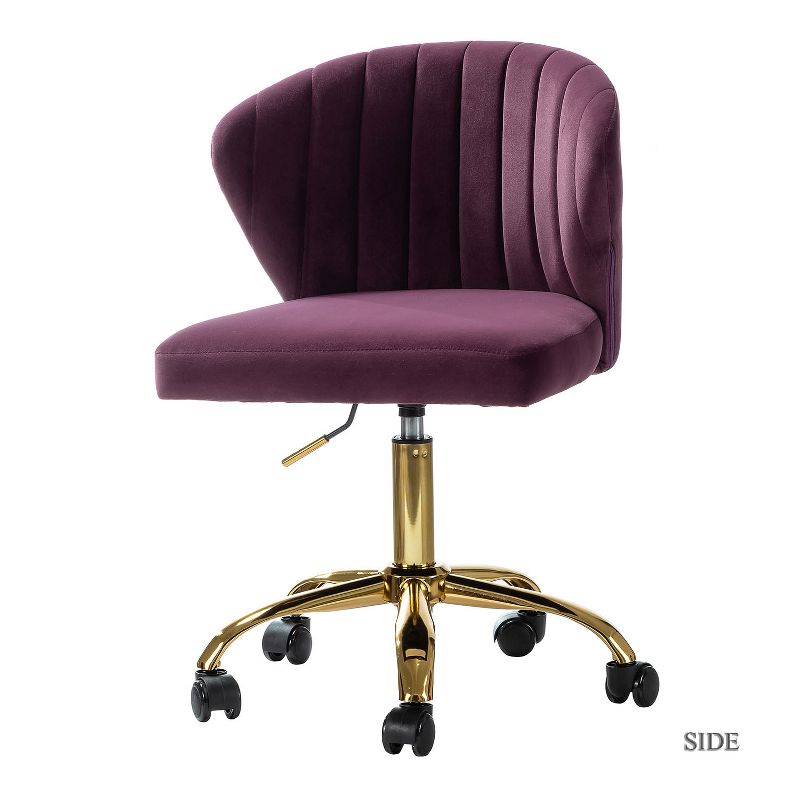 Ilia Task Chair Swivel Office Chair Desk Chair with Tufted Back | Karat Home, 1 of 12